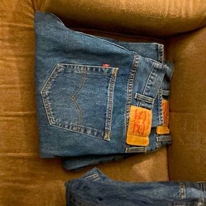 7 pairs , 36 inch waist ,, 32 length Levi’s 501 , and 2 pairs 38 by 32 levi 501